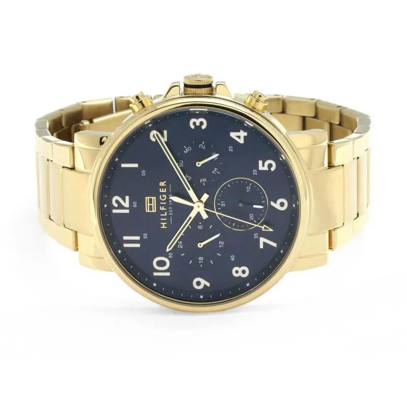 Tommy Hilfiger Daniel Chronograph Blue Dial Men's Watch- 1710384